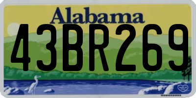 AL license plate 43BR269