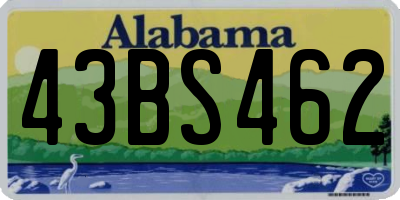 AL license plate 43BS462