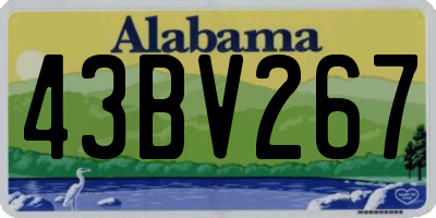 AL license plate 43BV267