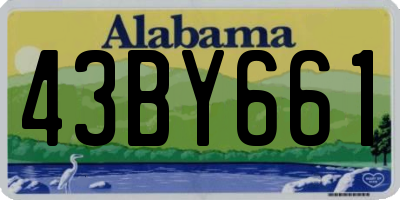 AL license plate 43BY661