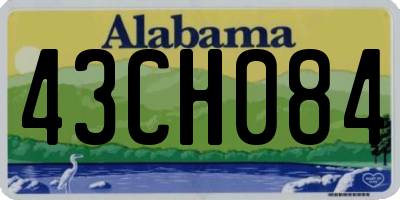 AL license plate 43CH084