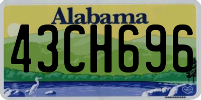 AL license plate 43CH696
