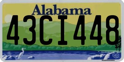 AL license plate 43CI448