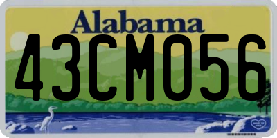 AL license plate 43CM056