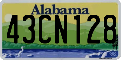 AL license plate 43CN128