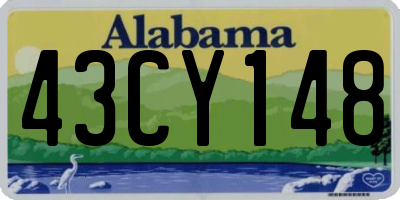AL license plate 43CY148