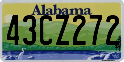 AL license plate 43CZ272