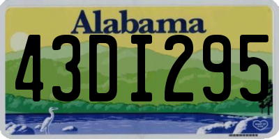 AL license plate 43DI295