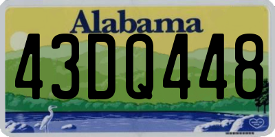 AL license plate 43DQ448