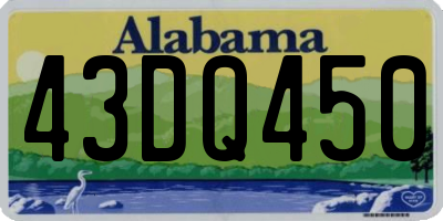 AL license plate 43DQ450