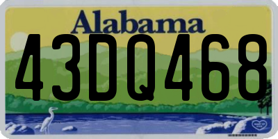 AL license plate 43DQ468