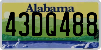 AL license plate 43DQ488
