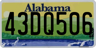 AL license plate 43DQ506