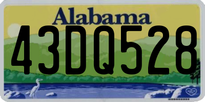 AL license plate 43DQ528