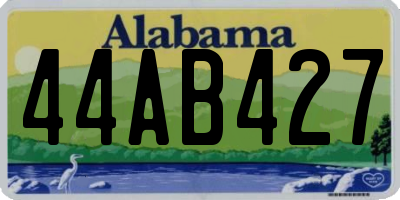 AL license plate 44AB427