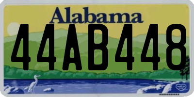 AL license plate 44AB448