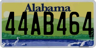 AL license plate 44AB464