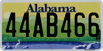AL license plate 44AB466