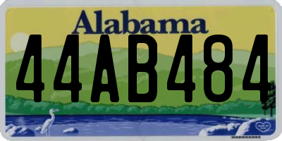 AL license plate 44AB484