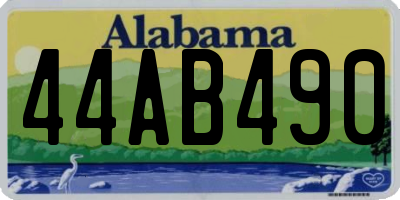AL license plate 44AB490