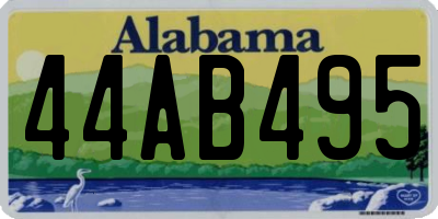 AL license plate 44AB495