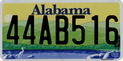AL license plate 44AB516