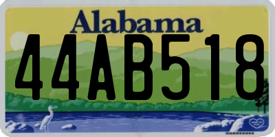 AL license plate 44AB518