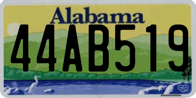 AL license plate 44AB519