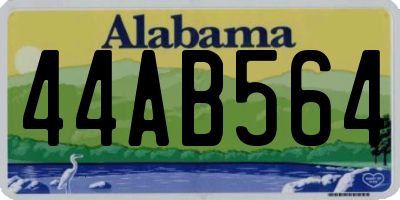 AL license plate 44AB564