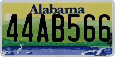 AL license plate 44AB566