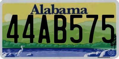 AL license plate 44AB575
