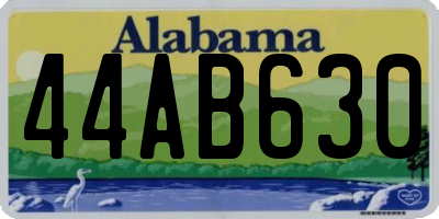 AL license plate 44AB630