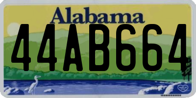 AL license plate 44AB664