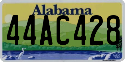 AL license plate 44AC428