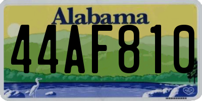 AL license plate 44AF810