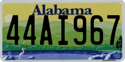 AL license plate 44AI967