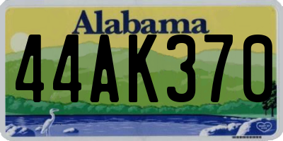 AL license plate 44AK370