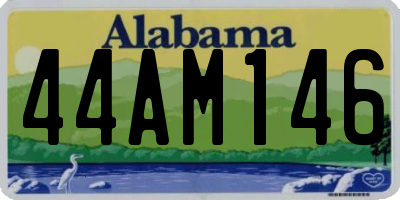AL license plate 44AM146