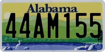 AL license plate 44AM155