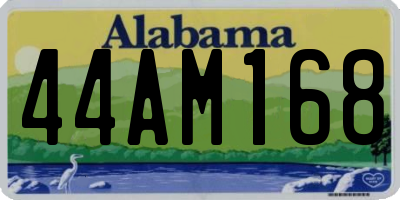 AL license plate 44AM168