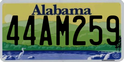 AL license plate 44AM259
