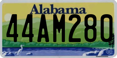AL license plate 44AM280