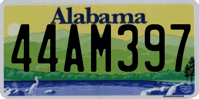 AL license plate 44AM397