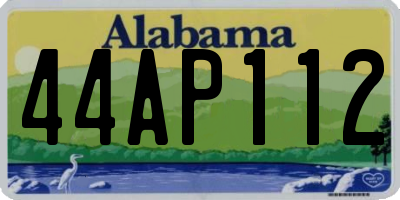 AL license plate 44AP112