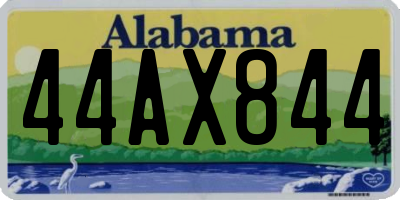 AL license plate 44AX844