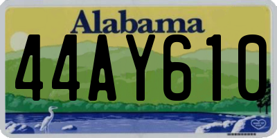 AL license plate 44AY610