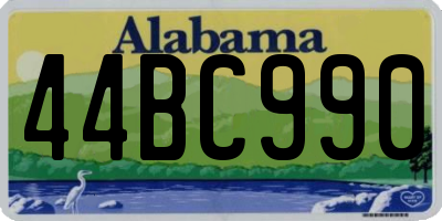AL license plate 44BC990