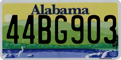 AL license plate 44BG903