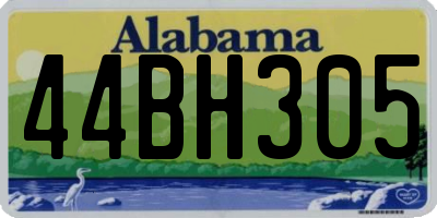 AL license plate 44BH305