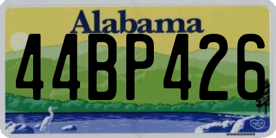 AL license plate 44BP426